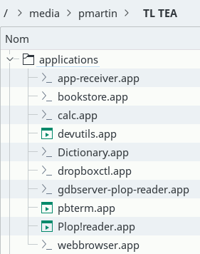 The 'application' directory